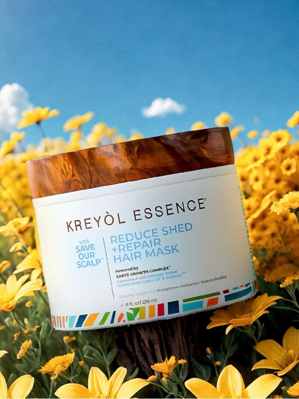 Kreyòl Essence SOS Reduce Shed + Repair Hair Mask 8oz